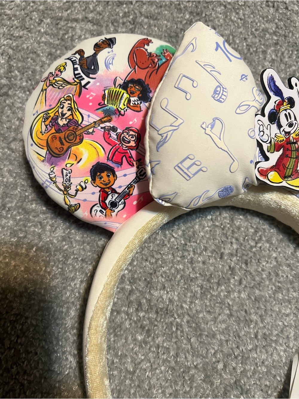 Disney` Parks 100 Years Special Moments Music Band Leader Minnie Ears Headband - Picture 2 of 6